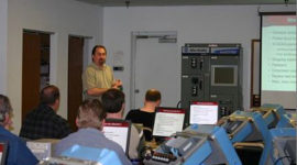 Shawn teaching a SLC-500 (PLC) Class in 2005