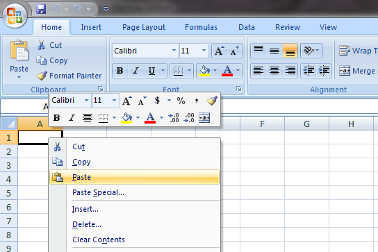 FTVME Edit Alarm Messages in MSExcel Step 3