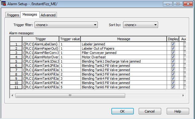 FTVME Edit Alarm Messages in MSExcel Step 7