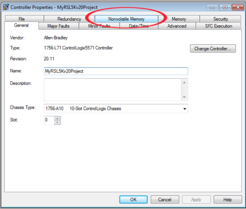 ControlLogix, CompactLogix – How to test the loading of Non-Volatile ...