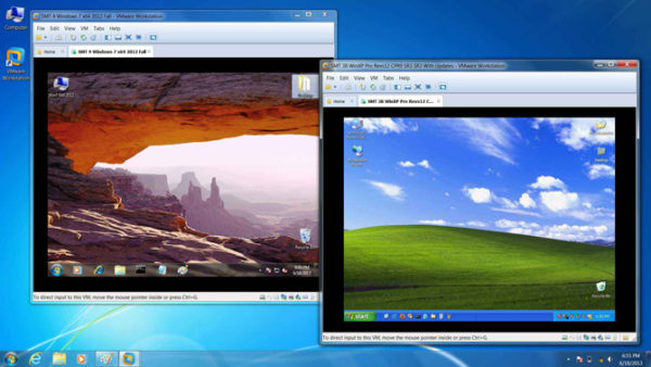 VMware9 on Windows 7 running virtual images of Windows 7 and Windows XP Featured Image