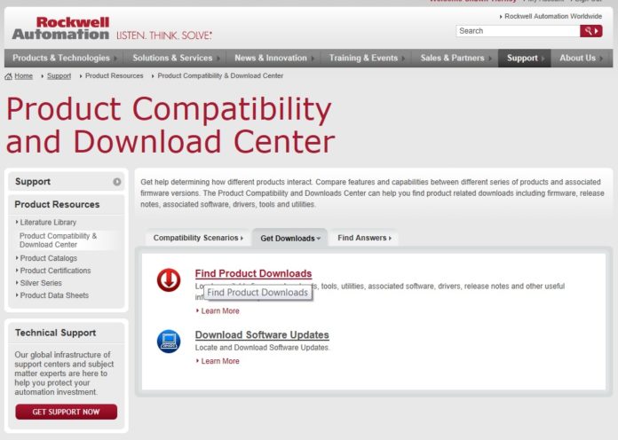 AB.com Find Product Downloads
