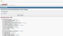 AB.com Product Catalog homepage