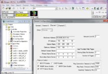 MIcroLogix 1400 MAC and IP Address viewed in RSLogix500