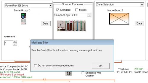 Using the EthernetIP Capacity Tool 11