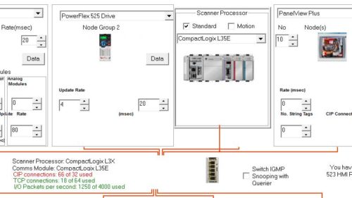 Using the EthernetIP Capacity Tool 17