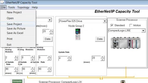 Using the EthernetIP Capacity Tool 19