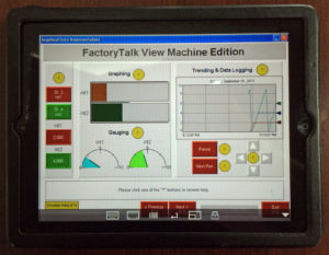 1 Apple iPad 2 connected via Mocha VNC Lite to PanelView Plus 6