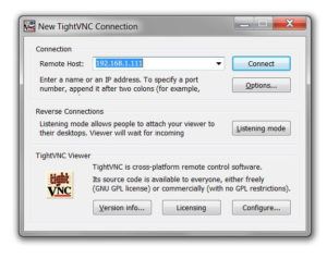 2 TightVNC viewer aka PC Client
