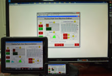 3 Apple iPad 2, iPhone 5s and Windows 7 PC simultaneously connected to a single PanelView Plus 6 using VNC