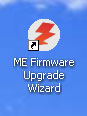 ME Firmware Upgrade Wizard Step 1