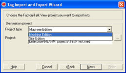 Tag Import and Export Wizard Step 3