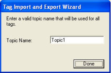 Tag Import and Export Wizard Step 7
