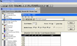 PanelBuilder 1400E Block Transfer Config