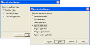 Application-Manager-on-XP-ME-Selected-Backup-App