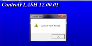 Failed to flash 1734-OE4C step 3