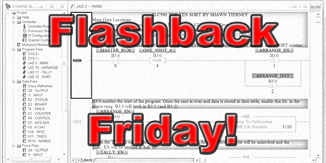 Flashback Friday! RSLogix 500 Top Ten Sort