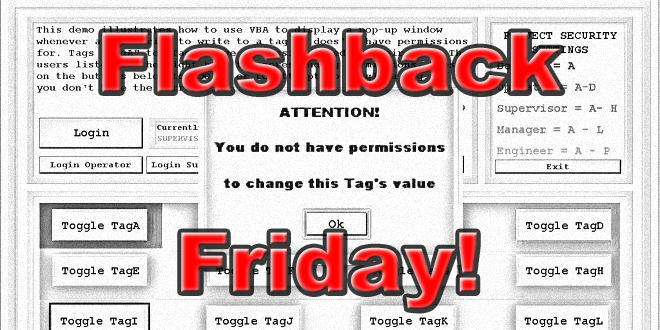 Flashback Friday! RSView32 Security Popup Demo