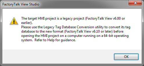 How To Migrate Factorytalk View Projects To Windows 7 64 Bit The