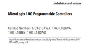 MicroLogix-1100-Installation-Instructions-Fi