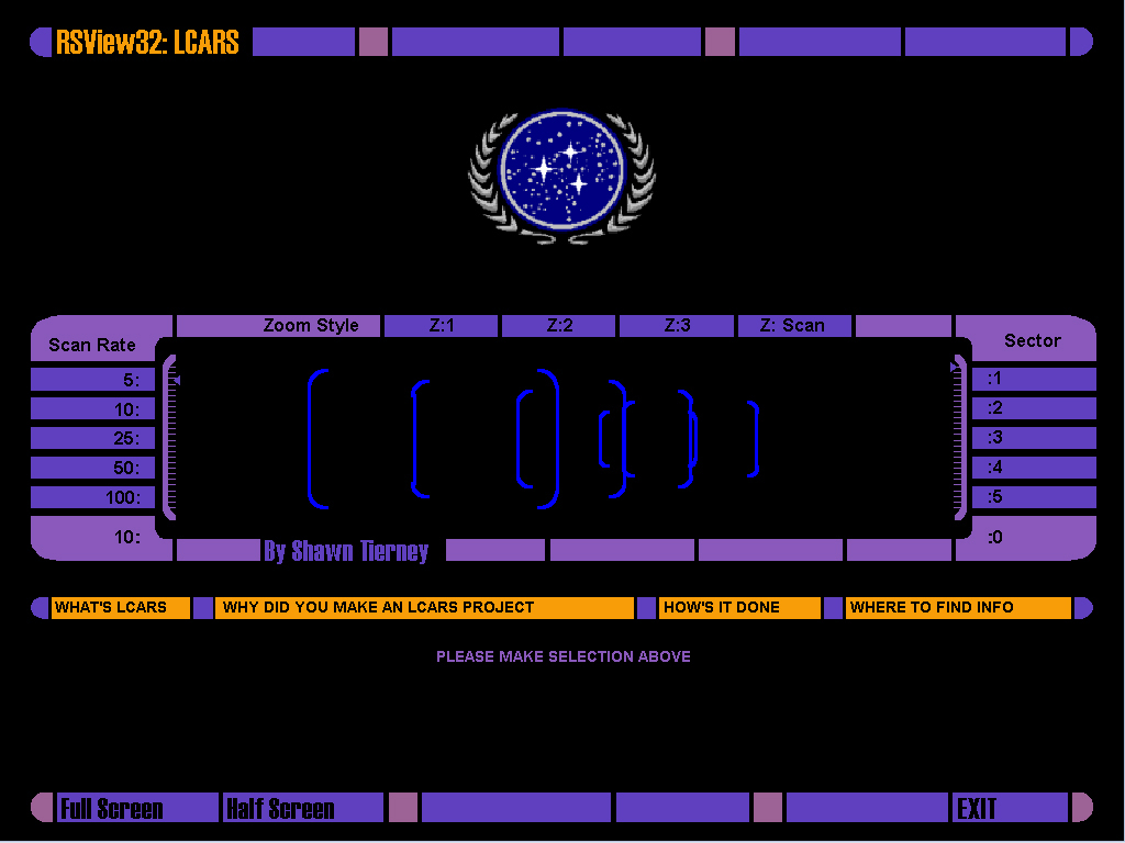 RSView32 Star Trek Menus