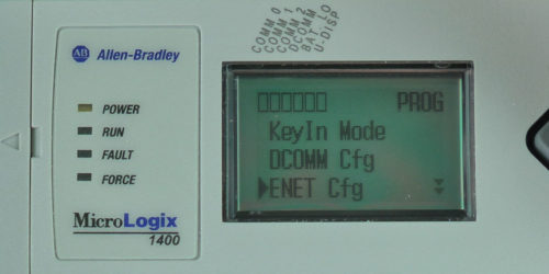 MicroLogix-1400-LCD-Advanced-Menu-ENETcfg-Sel