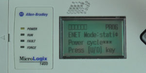 MicroLogix-1400-LCD-ENETcfg-Menu-IP-Mode-Static