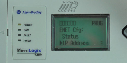 MicroLogix-1400-LCD-ENETcfg-Menu-IP-Sel