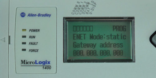 MicroLogix-1400-LCD-ENETcfg-Menu-IP-Static-GW-Entry-0