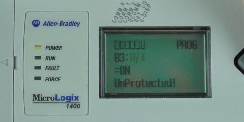 MicroLogix-1400-LCD-Monitor-Menu-B3-0-4-On