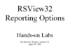 RSView32 Reporting