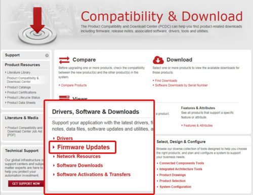Download A-B PLC Firmware Step 3