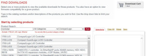 Download A-B PLC Firmware Step 5