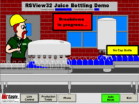 RSView32 Juice Bottling Demo 1