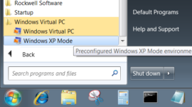Windows XP Mode 10