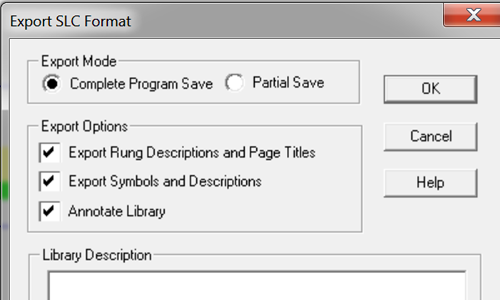 RSLogix-Micro-Save-As-SLC-Complete-with-Export