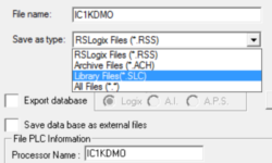 RSLogix-Micro-Save-As-SLC-Library-File