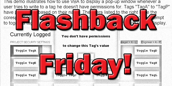 Flashback Friday - RSView32 Security Popup Demo 2
