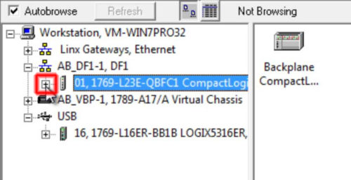 RSLinx to CompactLogix Change IP 2 Expand-L23h