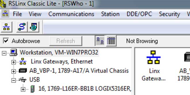 CompactLogix, RSLinx Classic - How to set the Ethernet address through its USB Port