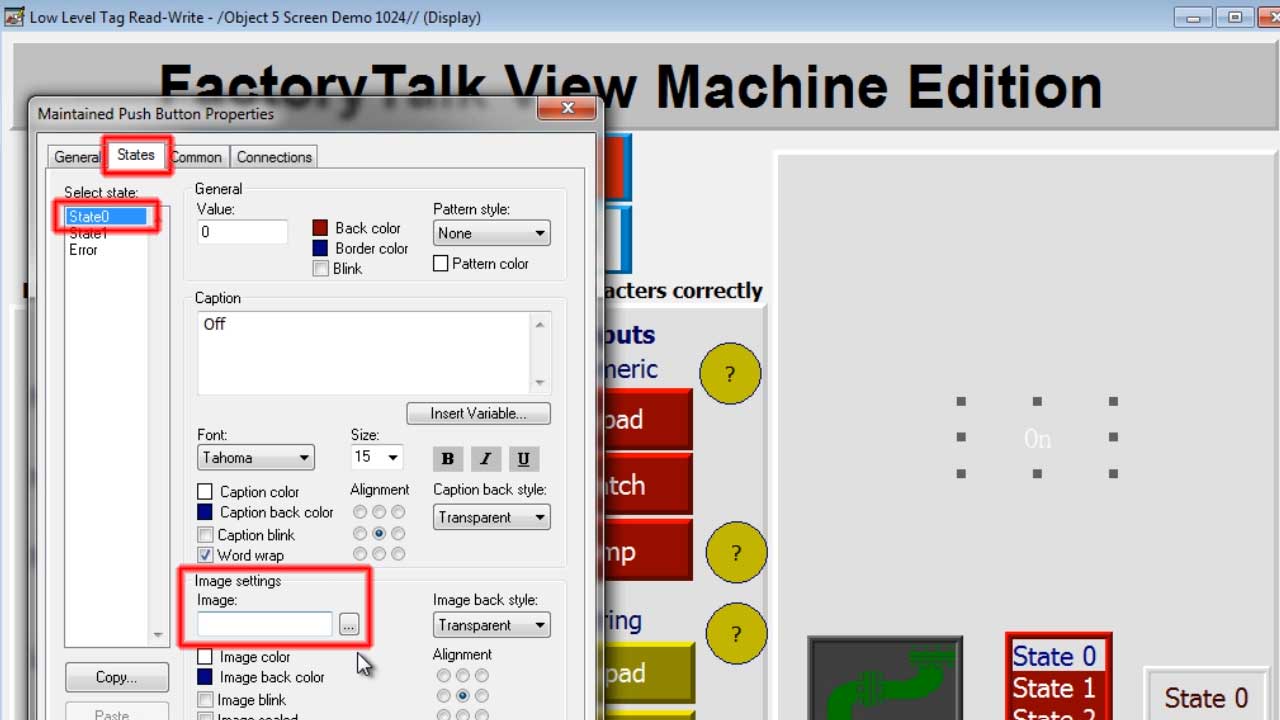 G Adviser message Using Images on Buttons in FactoryTalk View Studio Machine Edition | The  Automation Blog