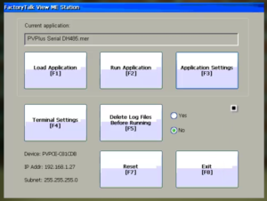 PanelView Plus – .MER Runtime: Load, Set Default Application | The ...
