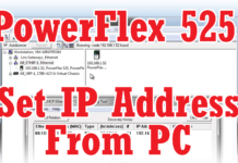 Set a PowerFlex 525’s Ethernet IP Address using a PC