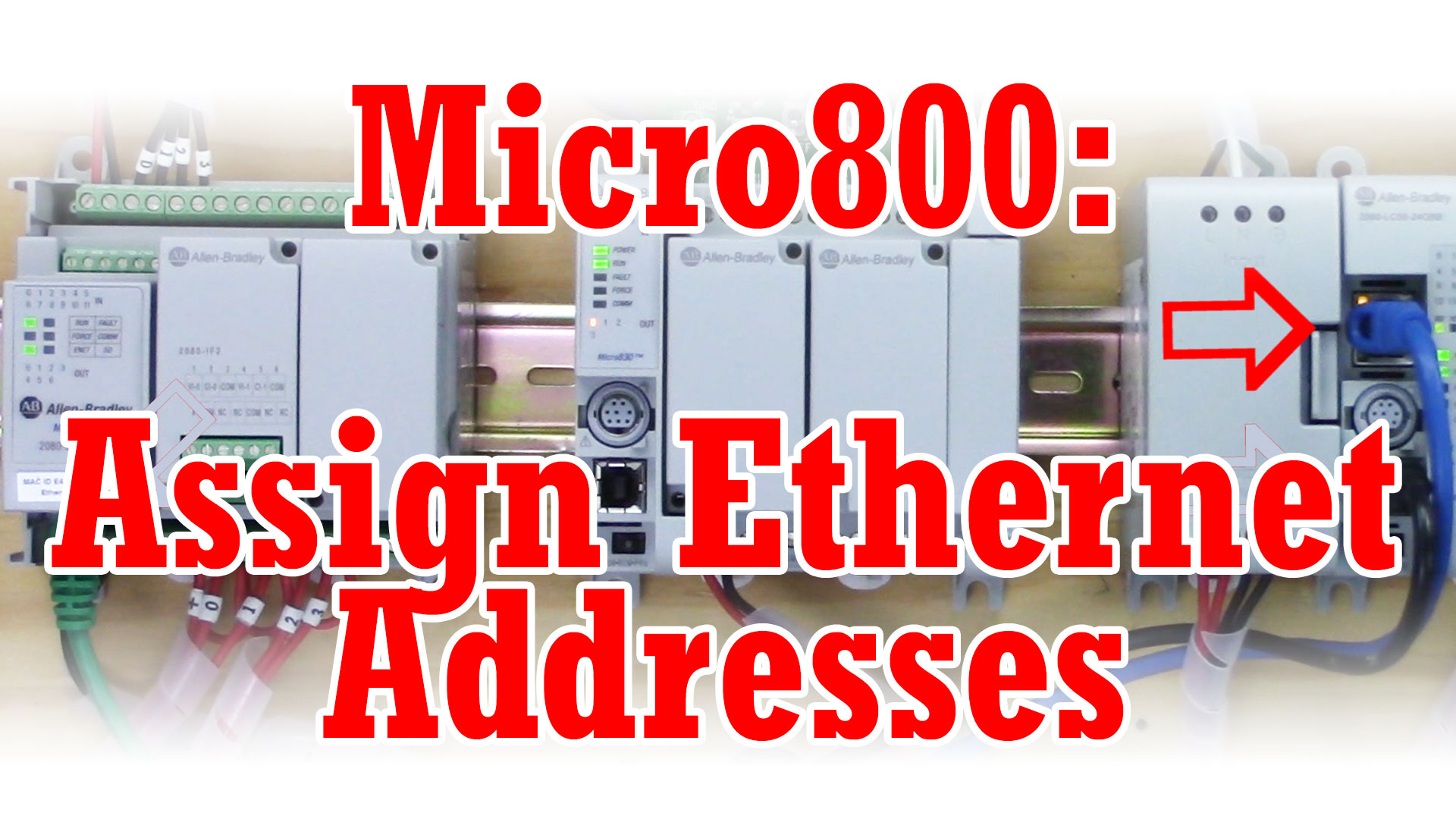 Micro800, BOOTP, CCW - How To Set The Ethernet Address