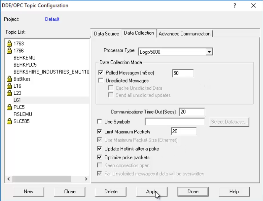 rslinx classic version 3.90