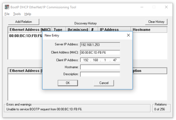 SLC-5/05 – Using the BOOTP Utility to Set the Ethernet/IP Address | The ...