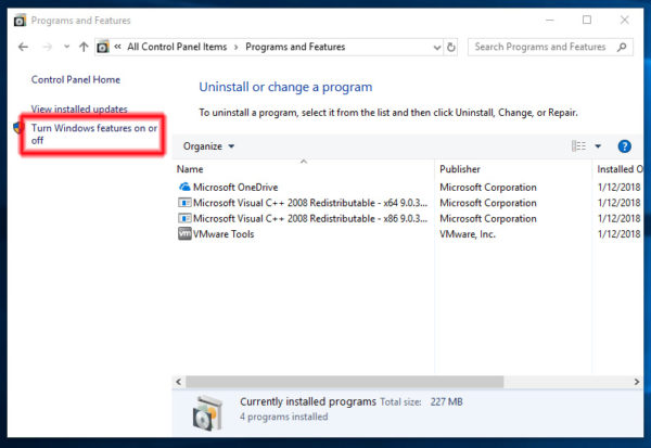 download and install the .net framework 3.5 sp1 windows 10