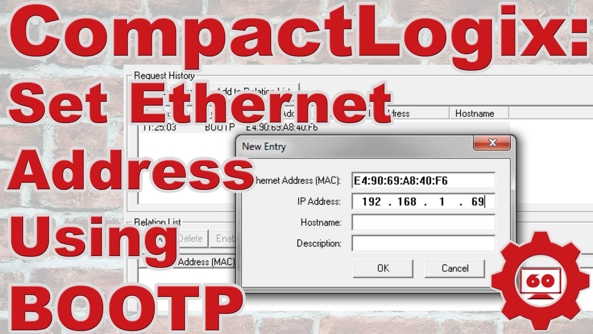 Ethernet address. Ethernet/IP (COMPACTLOGIX Series). Allen Bradley COMPACTLOGIX l33er.