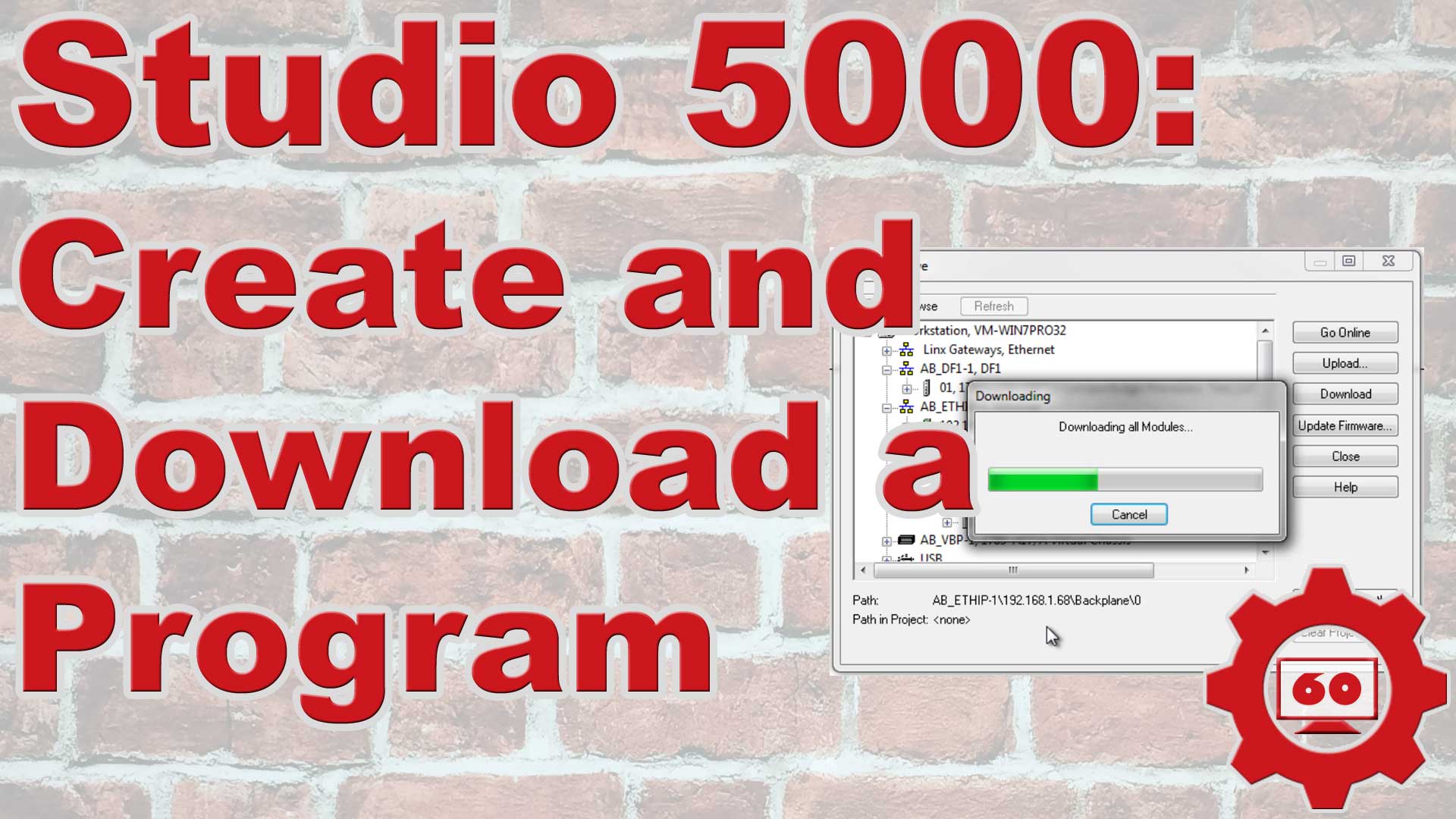 Studio 5000 - How to create and download a program (M2E20)