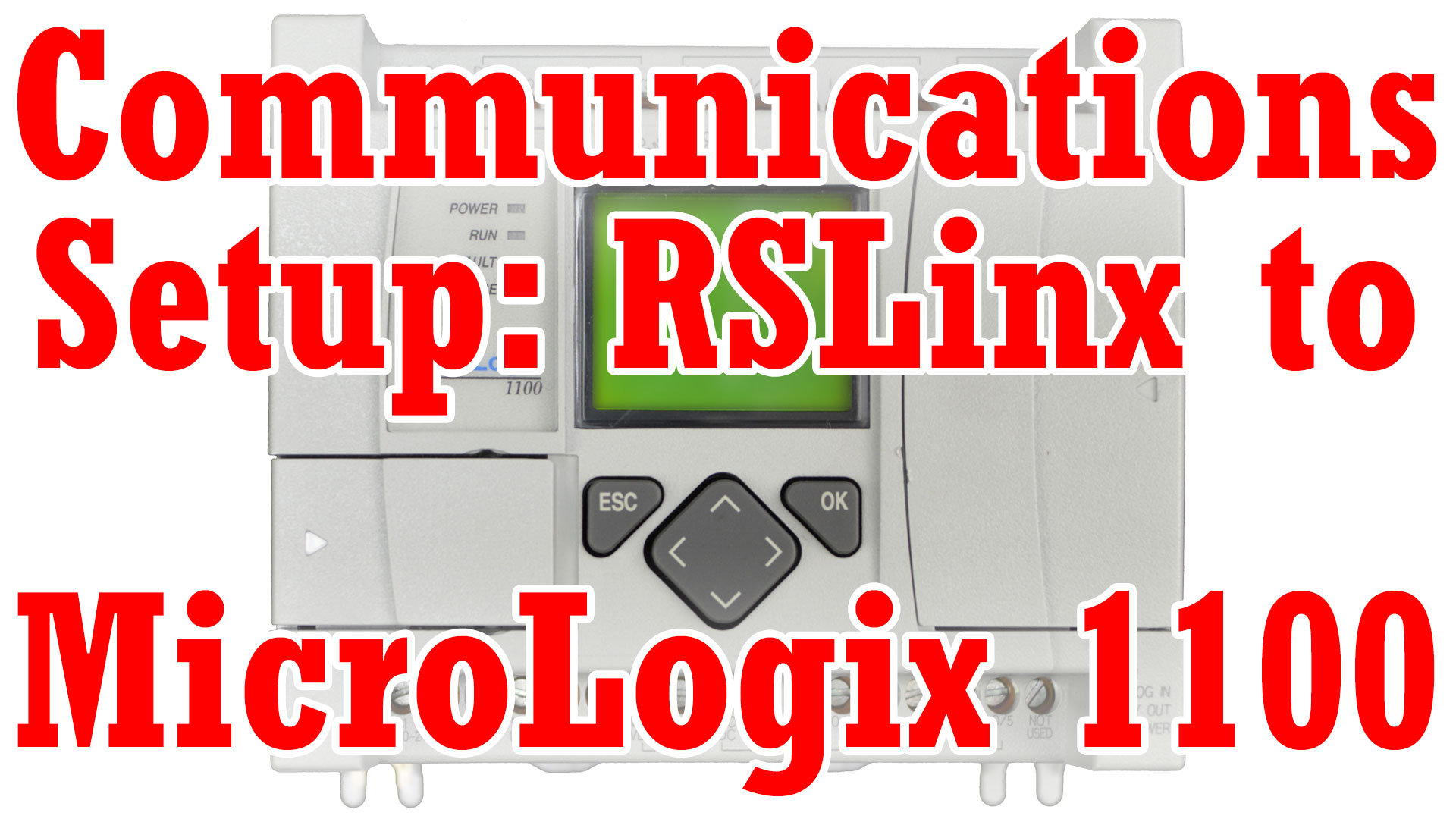 MicroLogix 1100, RSLinx Classic - Setup Communications and Download (M3E14)